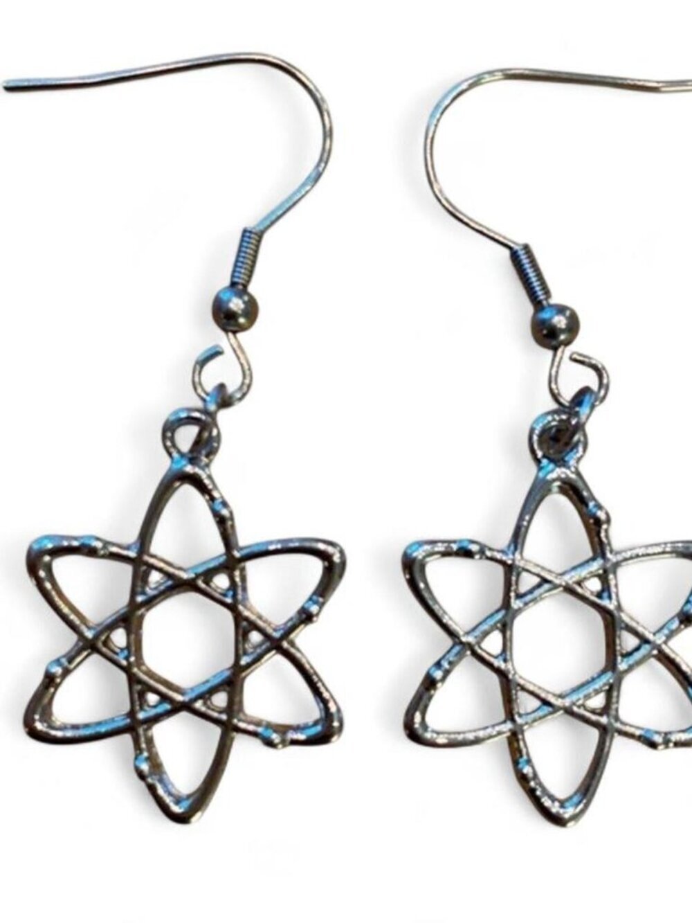 Atom Earrings - Great Science Gift! NWOT